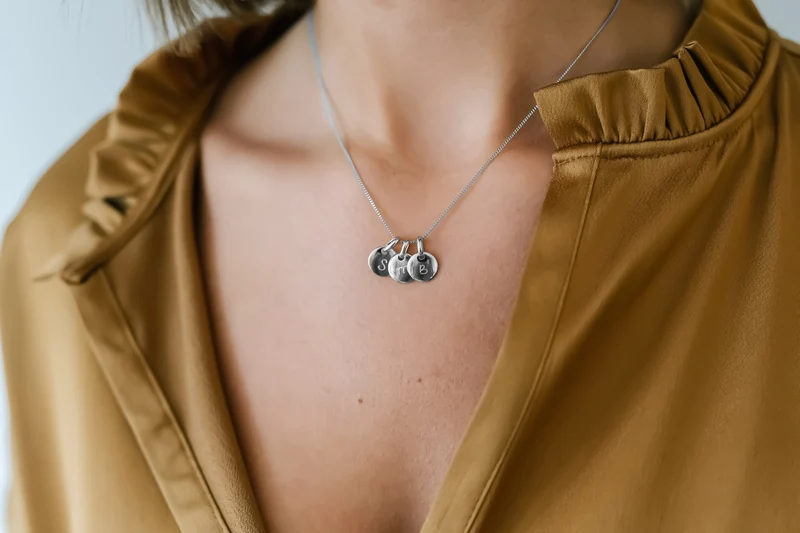 Mini Coin Ketting - Zilver - Gepersonaliseerde Ketting
