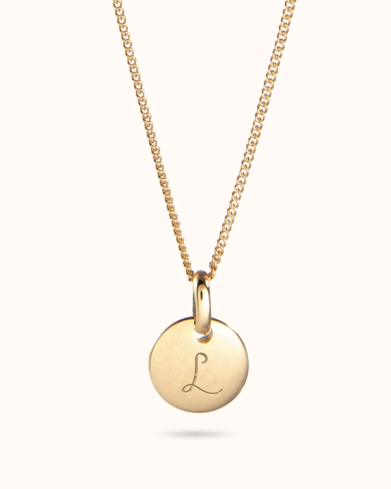Mini Coin Ketting - Verguld - Gepersonaliseerde Ketting