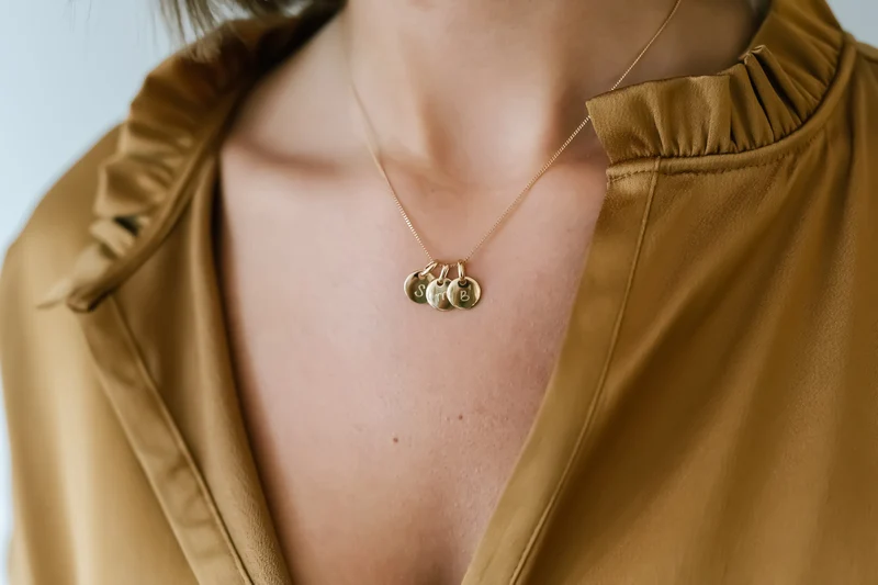 Mini Coin Ketting - Verguld - Gepersonaliseerde Ketting