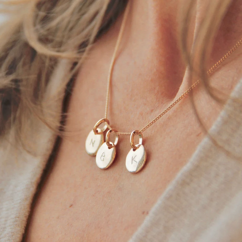 Mini Coin Ketting - Verguld - Gepersonaliseerde Ketting