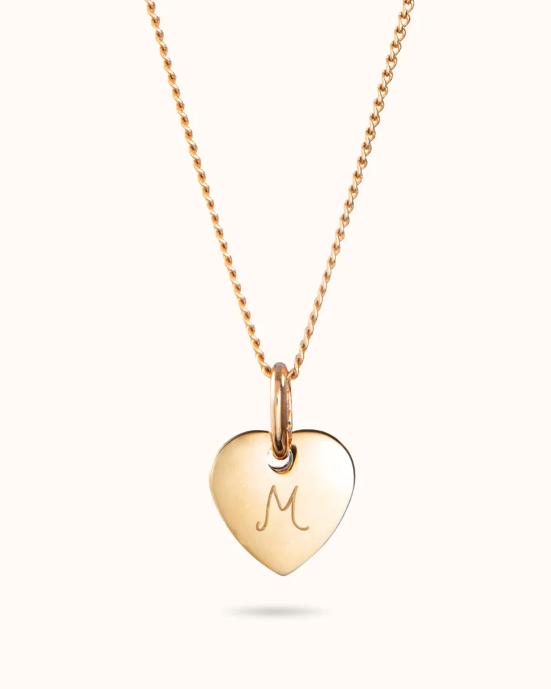 Mini Heart Ketting - Verguld - Gepersonaliseerde Ketting