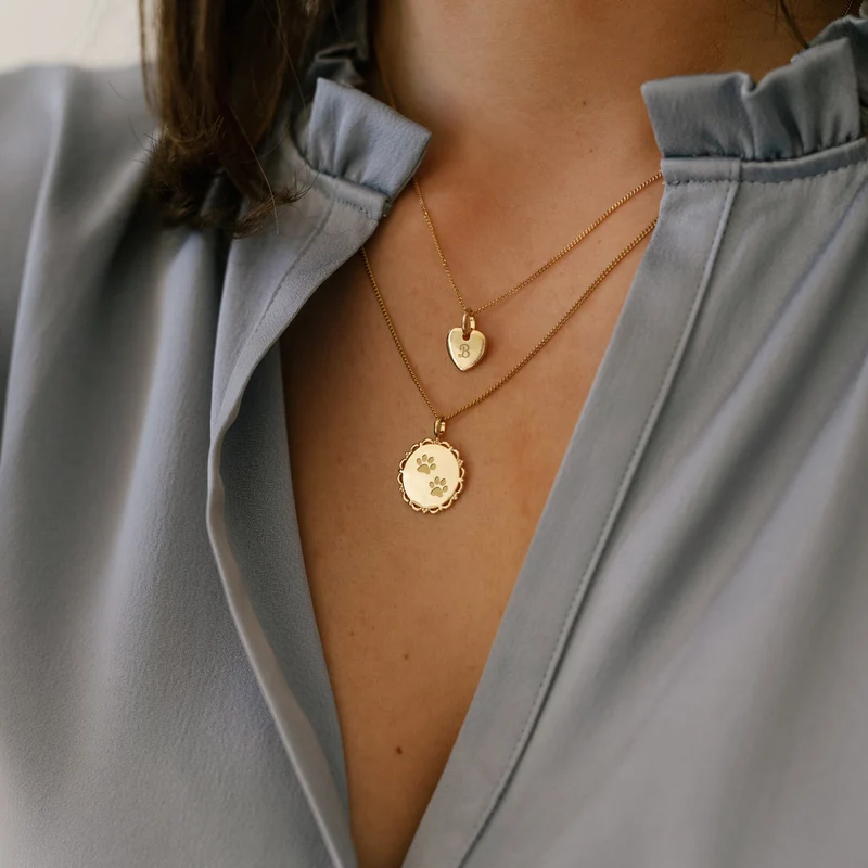 Mini Heart Ketting - Verguld - Gepersonaliseerde Ketting
