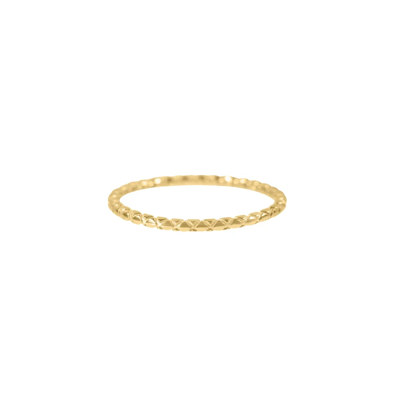Pinky Croco Ring