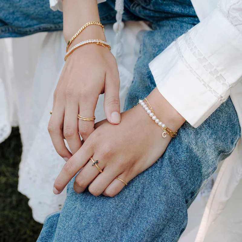 Pinky Croco Ring