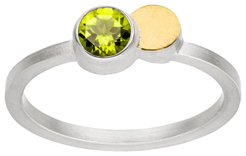 925er Silber Ring feingoldbelegt MANU R1409PR