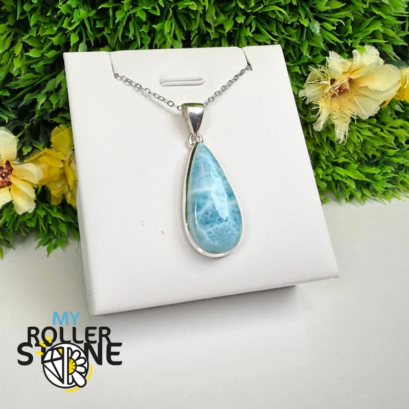 Larimar-Anhänger aus 925er Silber – LRIP5