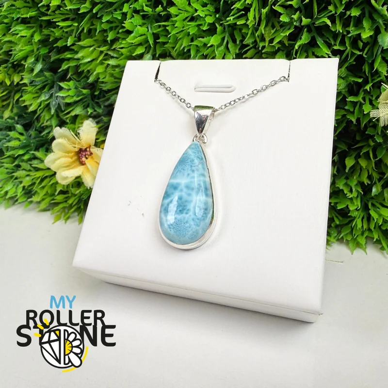 Larimar-Anhänger aus 925er Silber – LRIP5