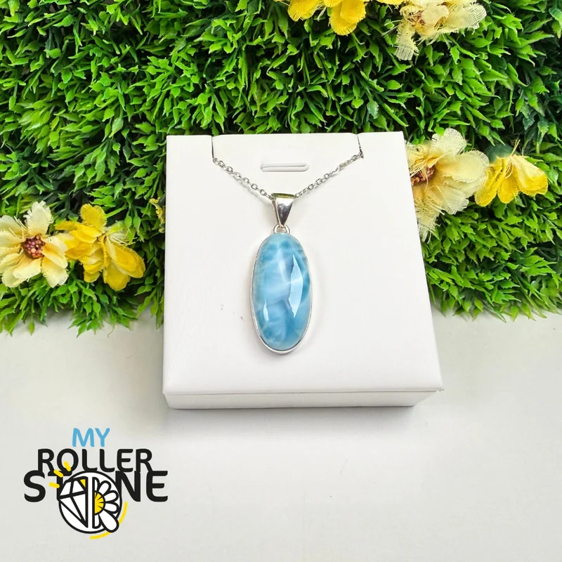 Larimar-Anhänger aus 925er Silber – LRIP1