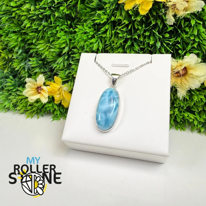 Larimar-Anhänger aus 925er Silber – LRIP1