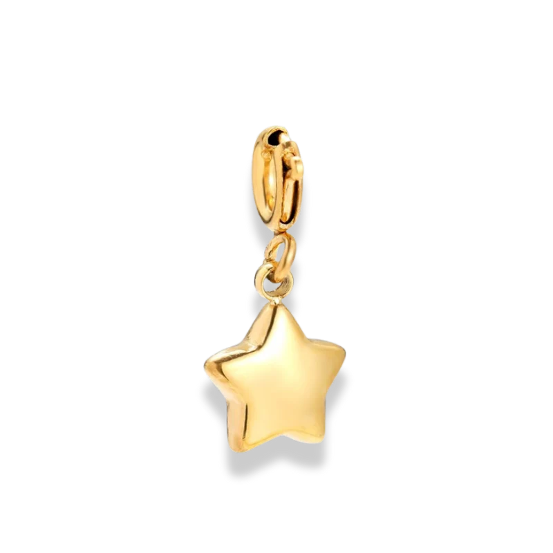 Tiny Star Charm 14K Vergoldet
