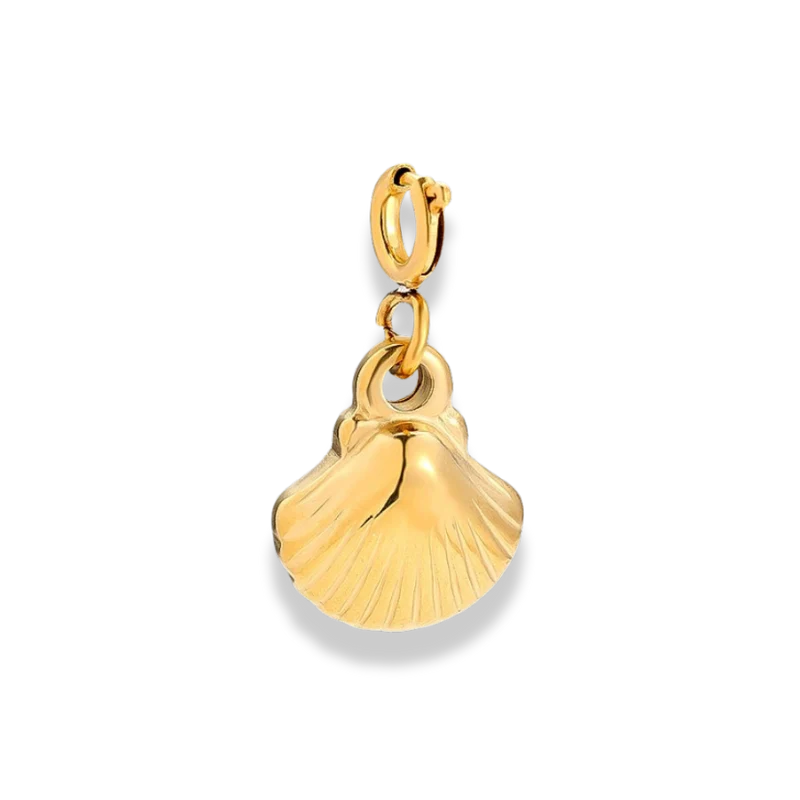 Venus Shell Charm 14k Vergoldet