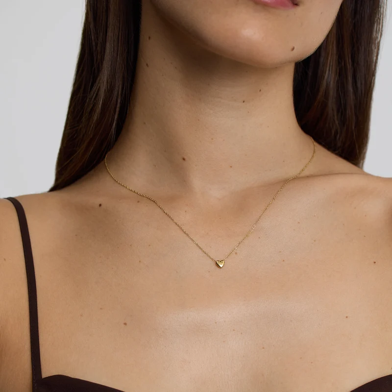 Gold Mini Heart Necklace