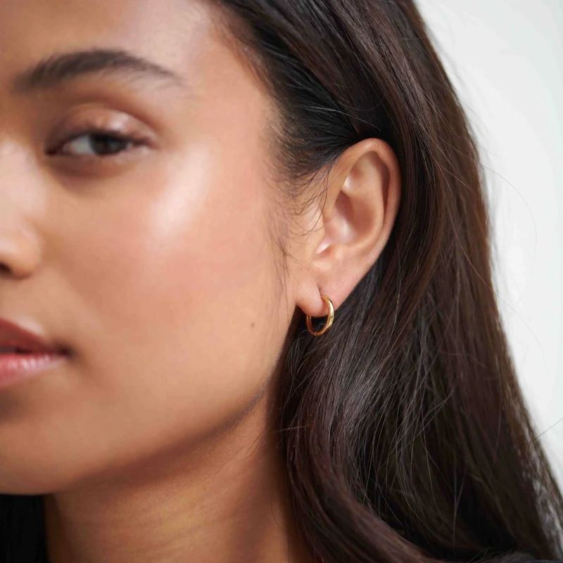Gold Essential Extra Small Hoop Earrings