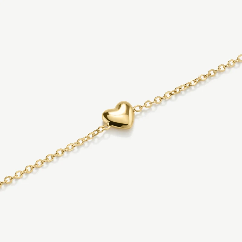Gold Mini Heart Bracelet