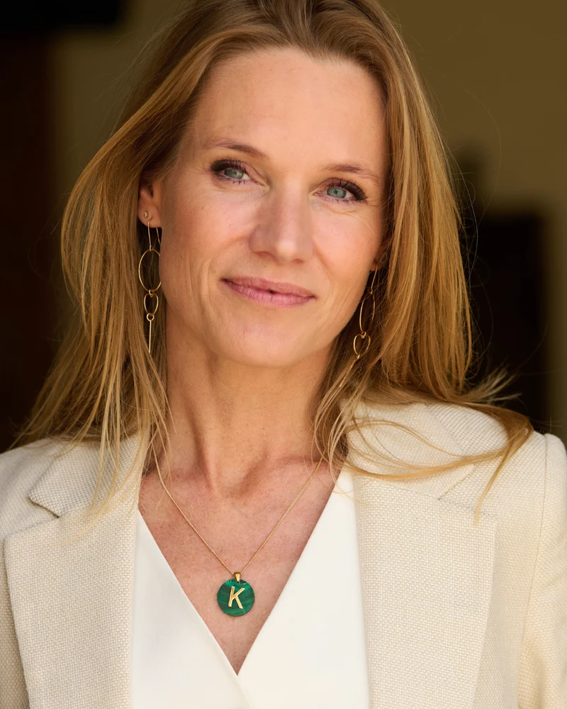 Gemstone Initial Ketting - Verguld - Ketting met Initialen