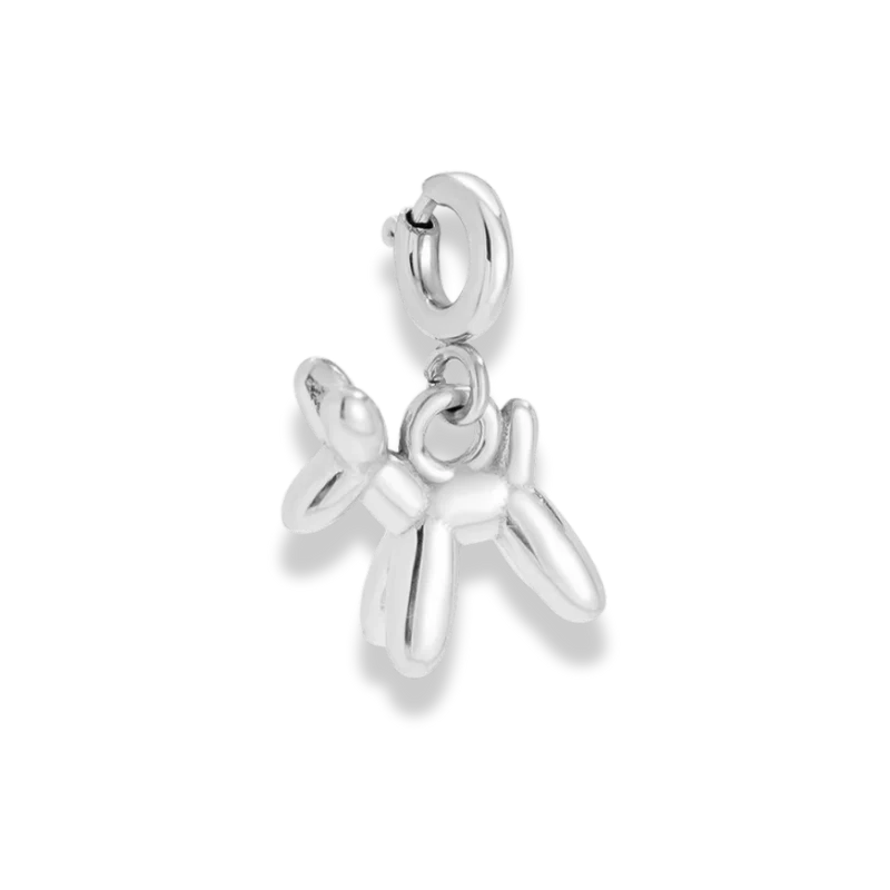 Balloon Dog Charm 14K Vergoldet