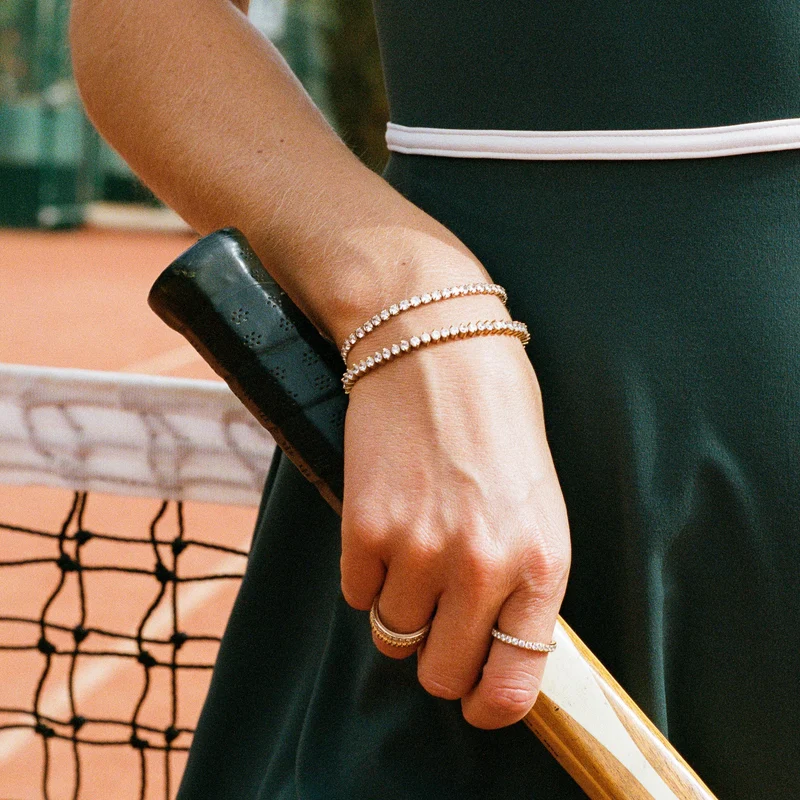 Gold Tennis Bracelet
