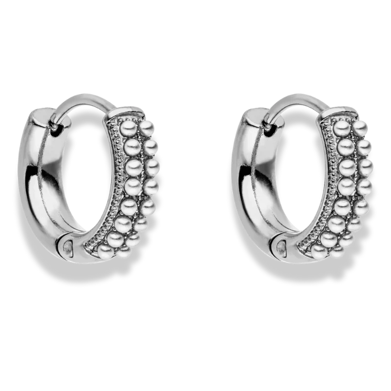 Glorious Pearl Huggie Ohrringe 14K Vergoldet