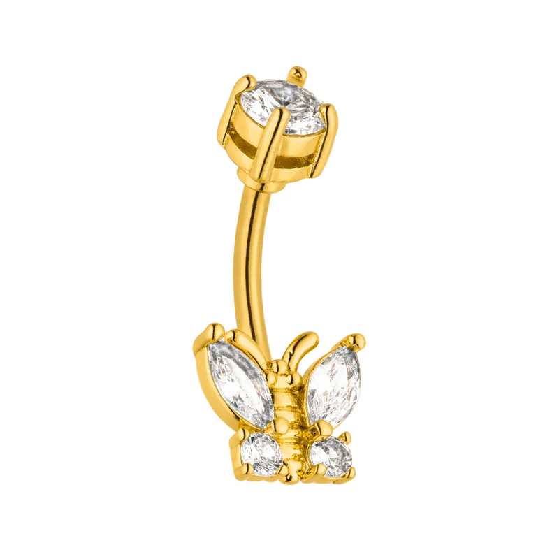 Ivanna Butterfly Belly Piercing - Titan