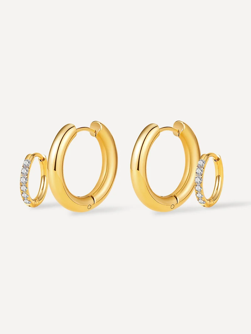 Shine And Glossy Hoops Set