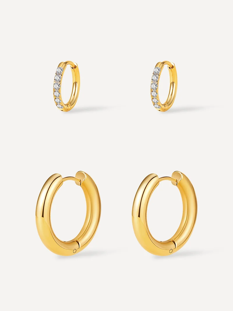 Shine And Glossy Hoops Set