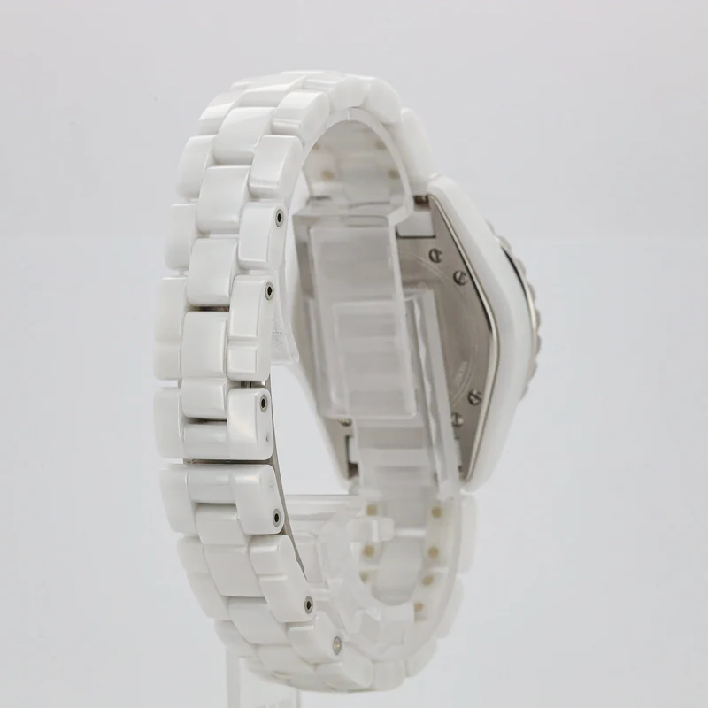 Chanel J12 33mm H0968 White Ceramic Diamond Dial