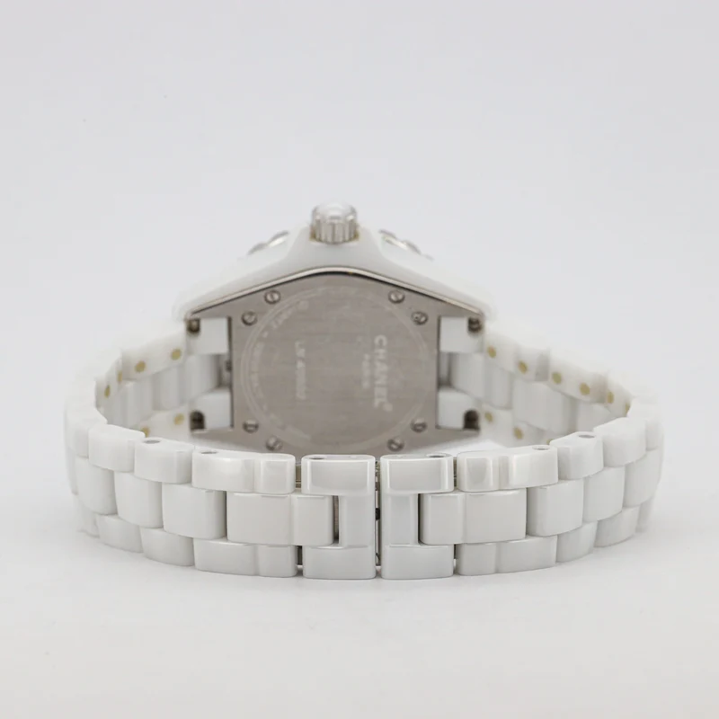 Chanel J12 33mm H0968 White Ceramic Diamond Dial