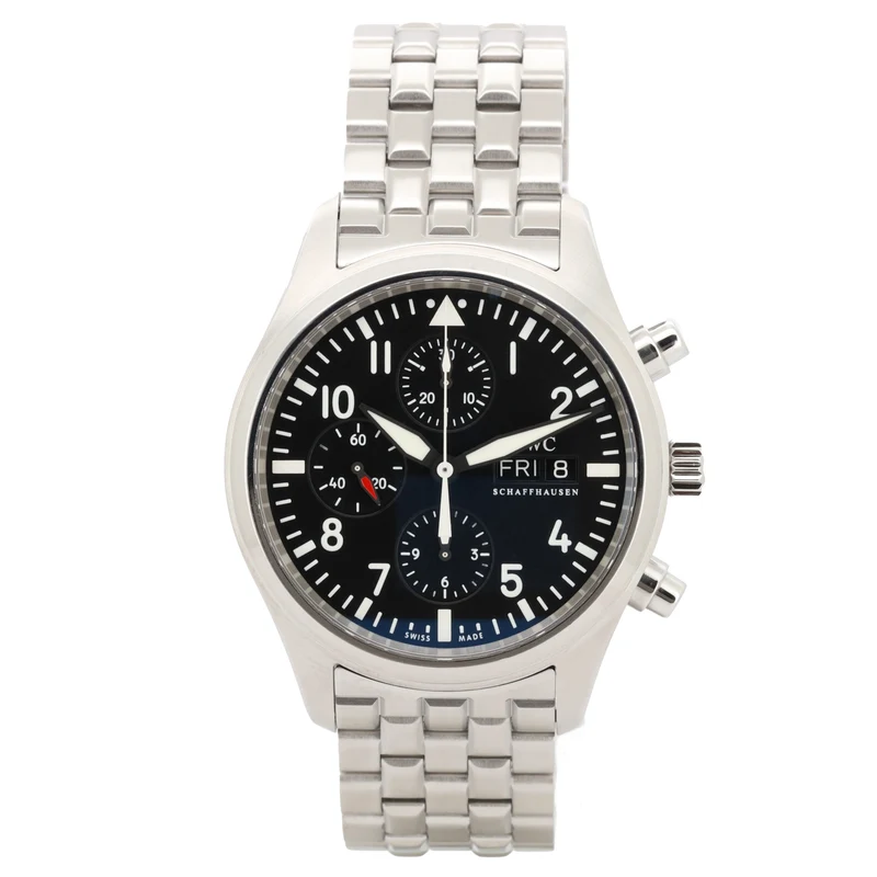 IWC Schaffhausen Fliegeruhr Chrono Pilot 371704 42mm B&P
