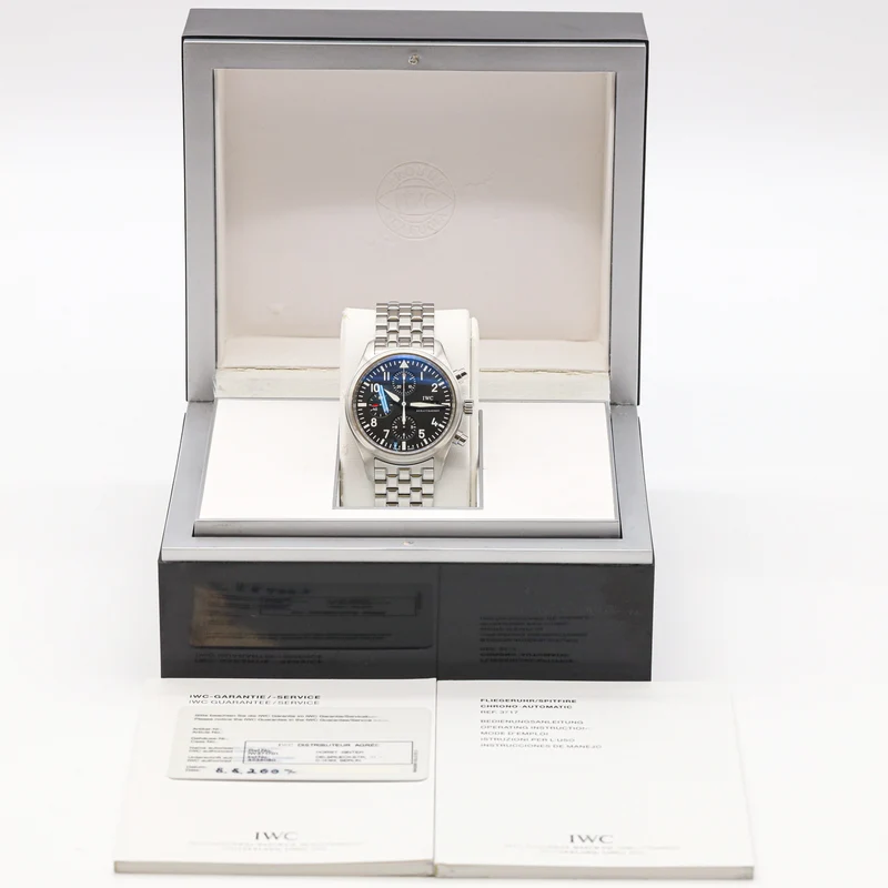 IWC Schaffhausen Fliegeruhr Chrono Pilot 371704 42mm B&P