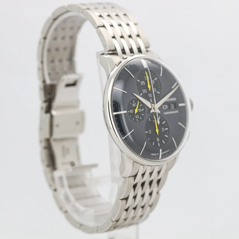 Junghans Meister Chronoscope 40mm 027/4429.46 Edelstahl NEU!!