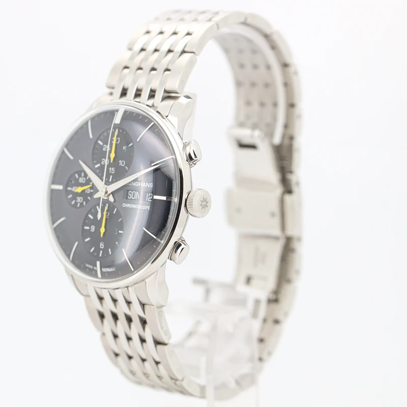 Junghans Meister Chronoscope 40mm 027/4429.46 Edelstahl NEU!!