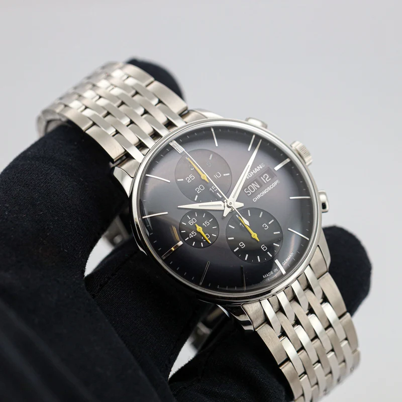 Junghans Meister Chronoscope 40mm 027/4429.46 Edelstahl NEU!!