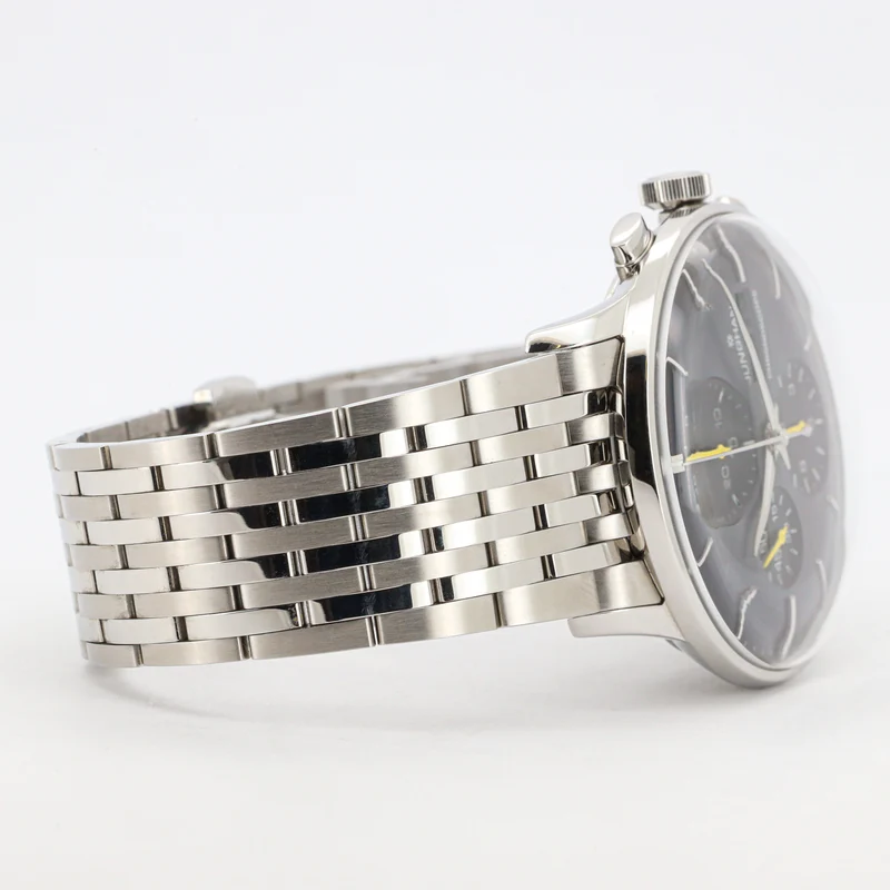Junghans Meister Chronoscope 40mm 027/4429.46 Edelstahl NEU!!