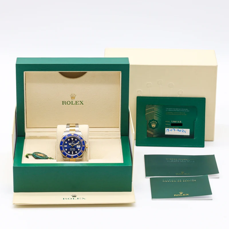 Rolex Submariner Date 41 126613LB Bluesy Stahl-Gold Full Set