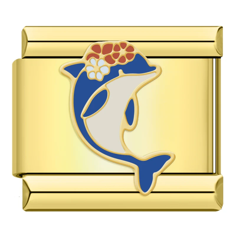 Blumen-Delfin