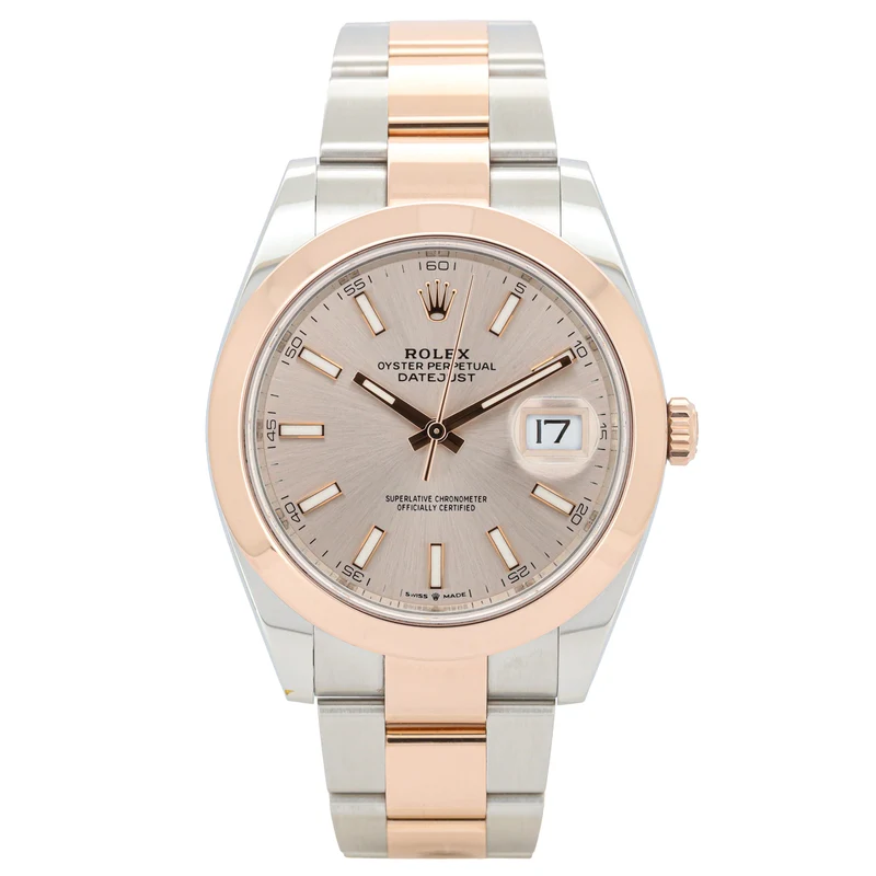 Rolex Datejust 41 126301 Sundust Dial Everose Bicolor Roségold