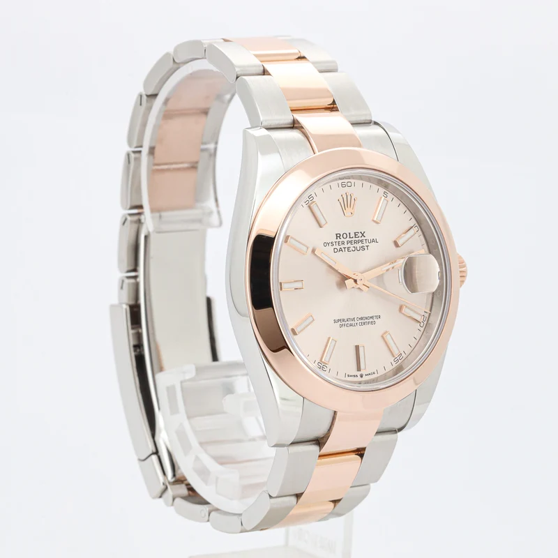 Rolex Datejust 41 126301 Sundust Dial Everose Bicolor Roségold