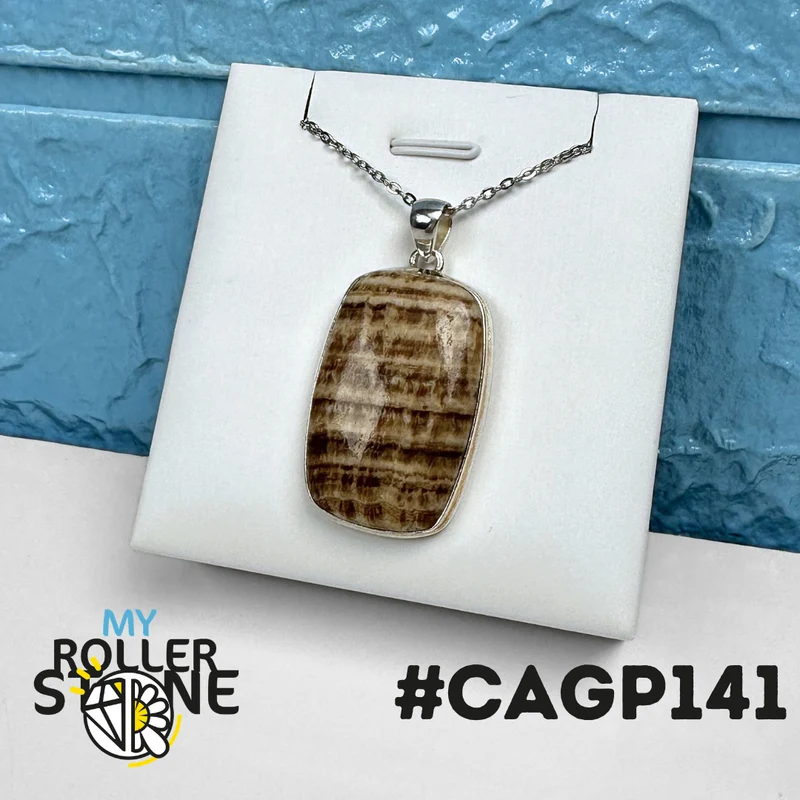 Candy-Aragonit-Anhänger aus 925er Sterlingsilber #CAGP141