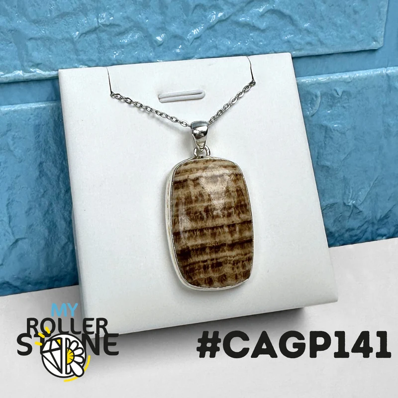 Candy-Aragonit-Anhänger aus 925er Sterlingsilber #CAGP141