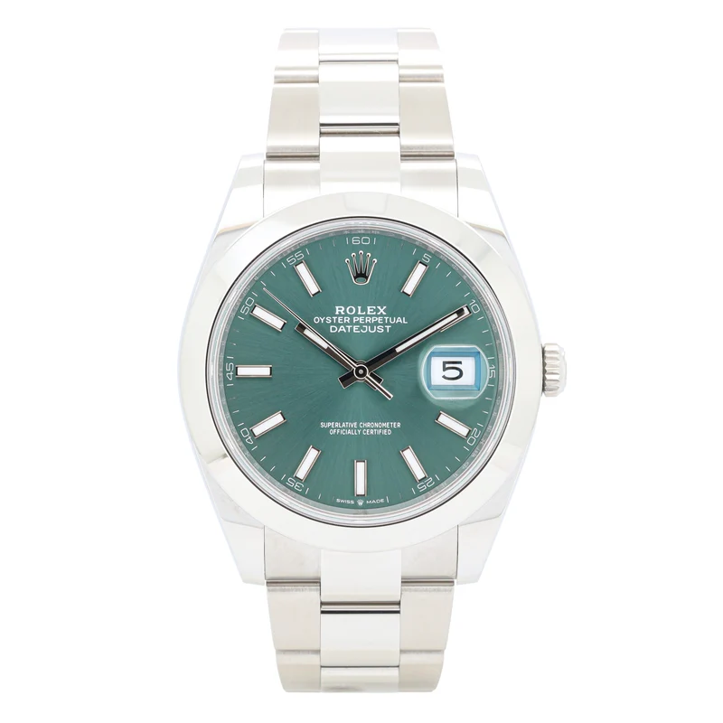 Rolex Datejust 41 126300 Mint Green Dial NEW 2026