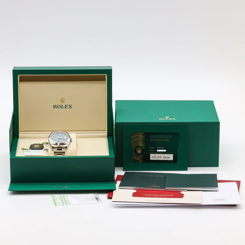 Rolex Datejust 41 126300 Mint Green Dial NEW 2026