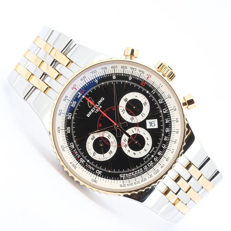 Breitling Montbrilliant 47 Chronograph C2335211/B44 Limit Edition Bicolor