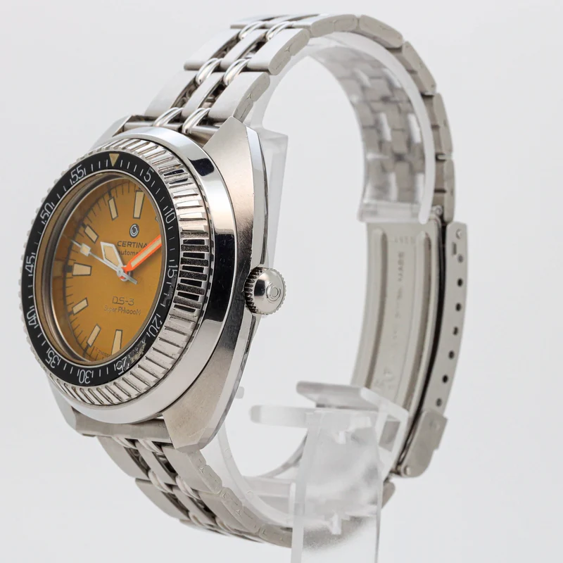 Certina DS DS-3 Super PH 1000M Vintage Diver Yellow