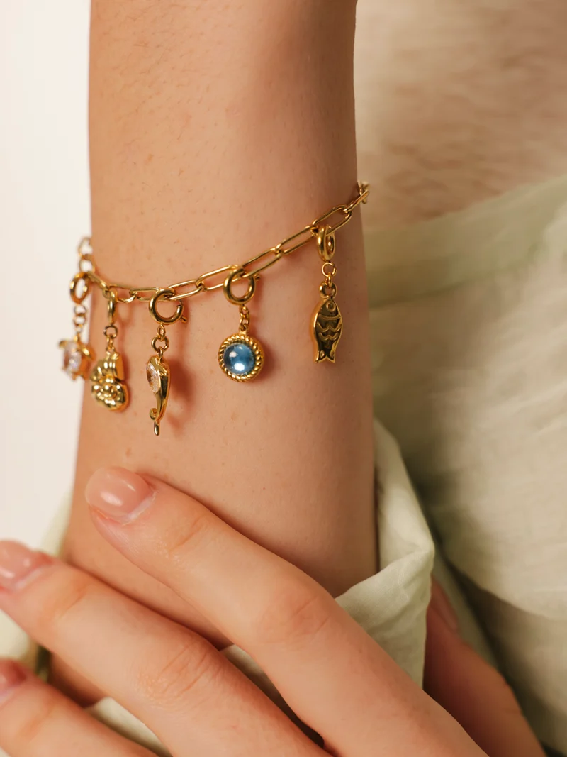 Cute Fish Ketten-Charm
