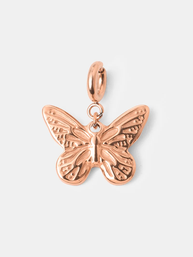 Floral Butterfly Ketten-Charm