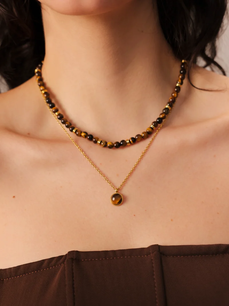 Enchanted Moments Tiger's Eye Kette