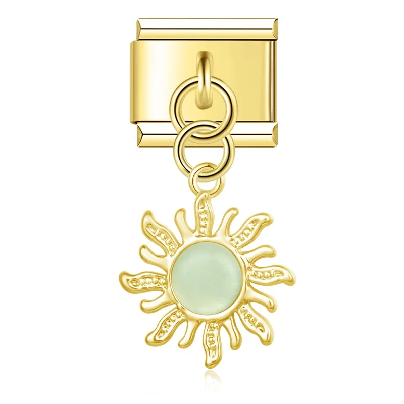 Goldene Sonne Anhänger