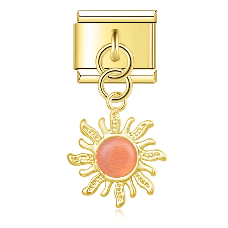 Goldene Sonne Anhänger