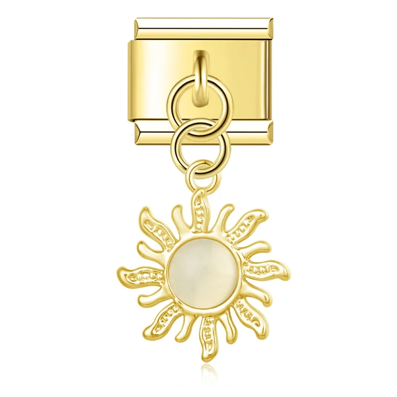 Goldene Sonne Anhänger