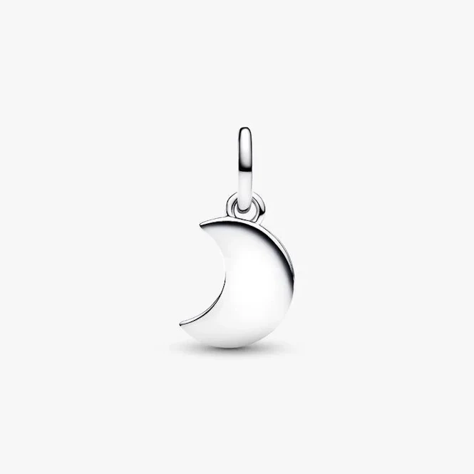 Crescent Moon Double Dangle Charms